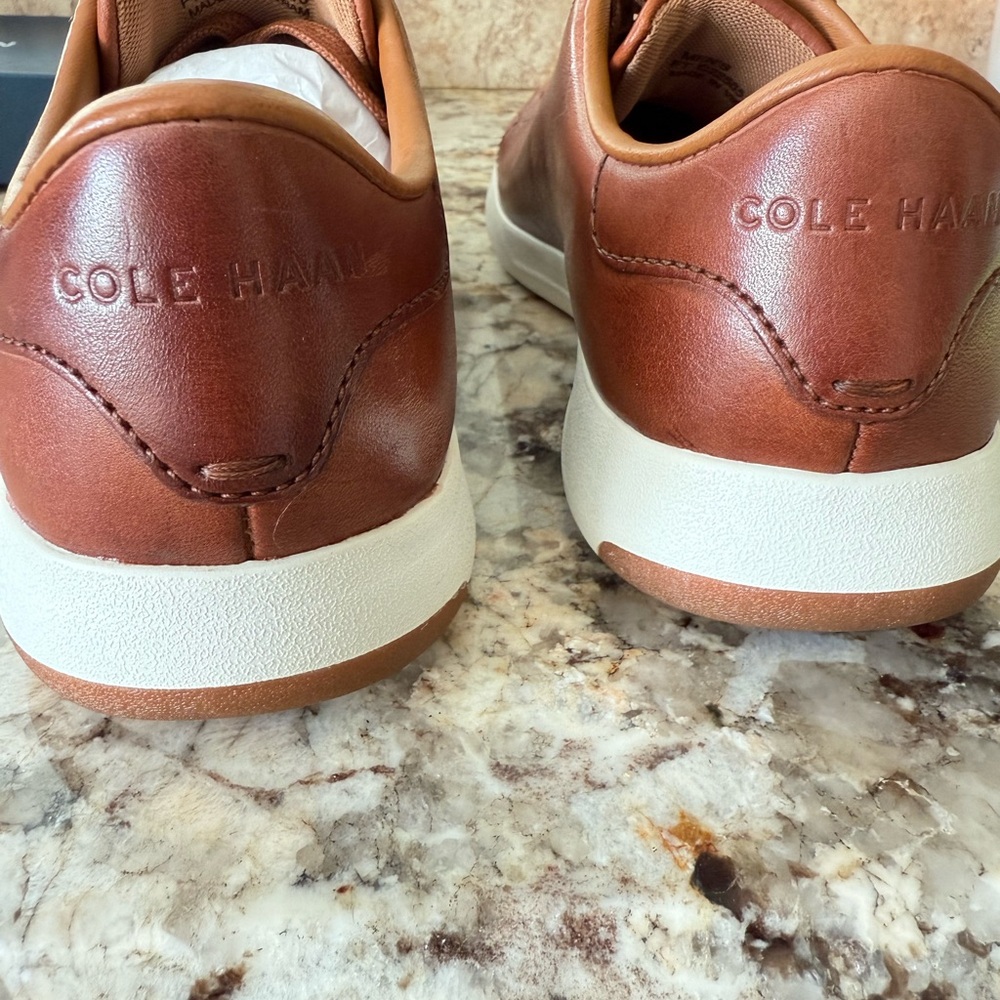 Cole Haan GrandPro Tennis Sneakers Woodbury Leather size 8 - Picture 4 of 8